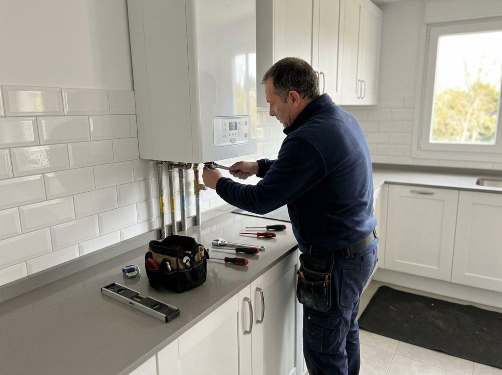 Foto 1 Instalación de calderas de gas en Narón para calefacción y ACS