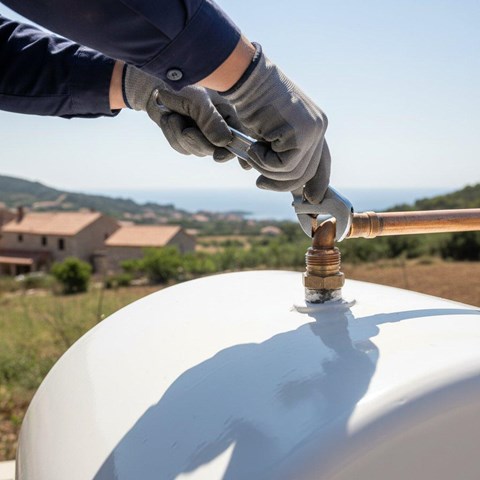 Instalación de gas propano en Mugardos con depósito - Imagen 1